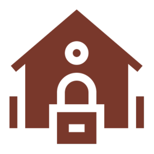 Secure Storage Brown Icon