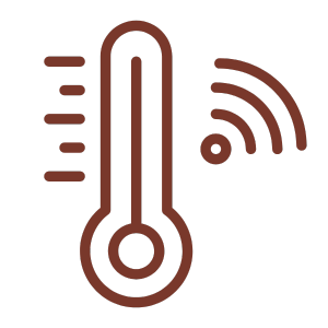 Temperature Brown Icon